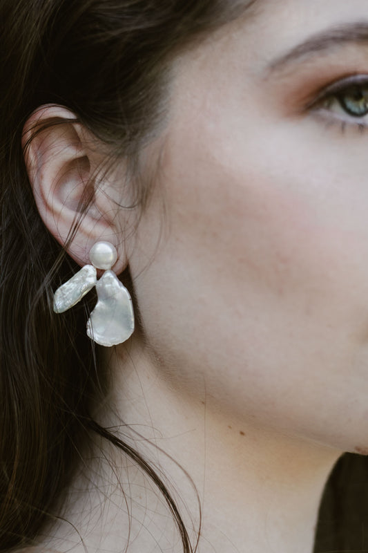 Moth earrings