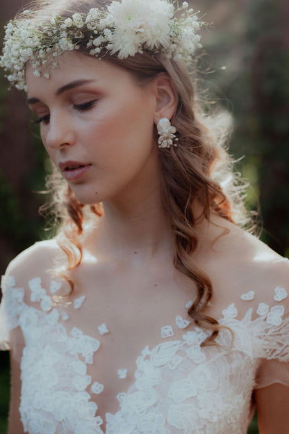 Cobweb earrings