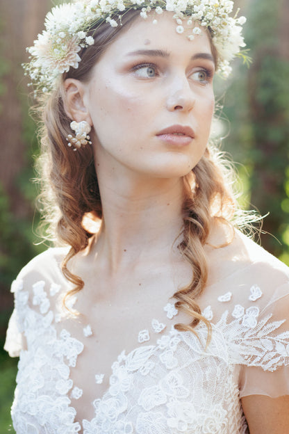 Cobweb earrings